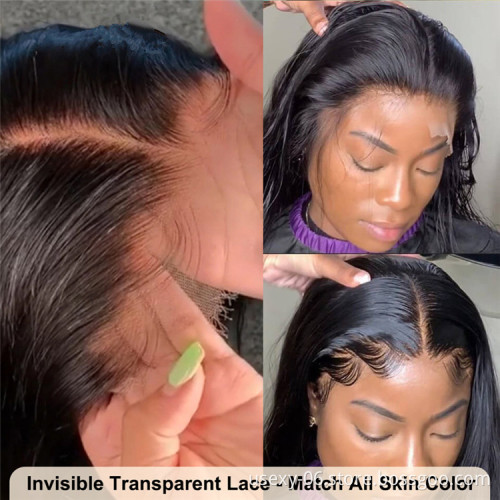 Wholesale Cheap Invisible HD Lace Front Wig,Super Thin HD Transparent Swiss Lace Wig,13x4 13x6 100% Virgin Human Hair Wig